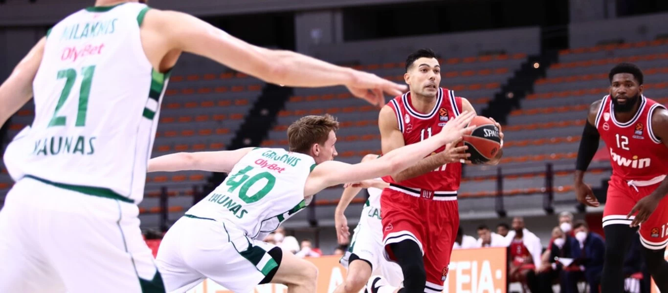 Ευρωλίγκα: Ολυμπιακός - Ζαλγκίρις 67-68 - Ξεκίνημα με το αριστερό για τους «ερυθρόλευκους»